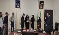 تجلیل از همکار بازنشسته مدیریت منابع انسانی