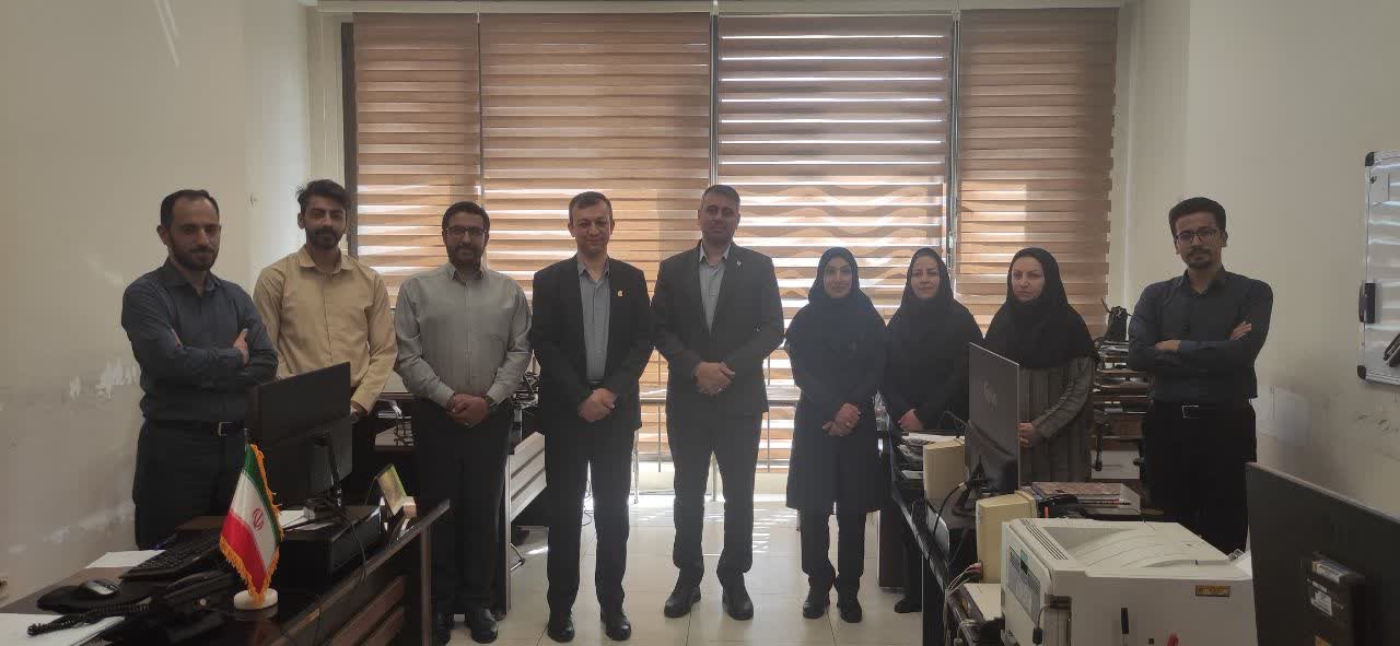 بازدید معاون مدیرکل منابع انسانی وزارت بهداشت از مدیریت منابع انسانی دانشگاه علوم پزشکی همدان 